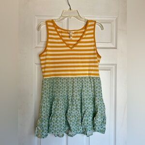 Matilda Jane Yellow Striped Tank Top